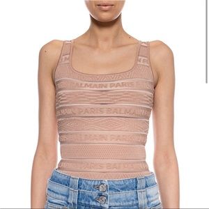 NWT Balmain Logo Body Suit